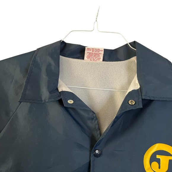 Jevic Transportation Inc Mens Vintage Windbreaker Jacket Size XL - Picture 3 of 6